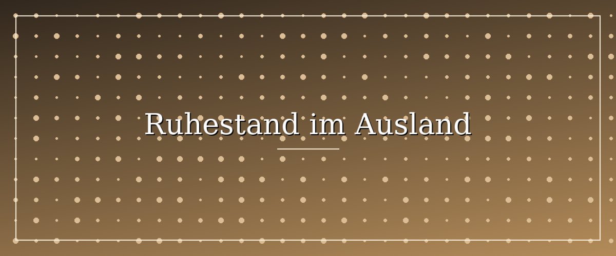 Auswandern als Rentner